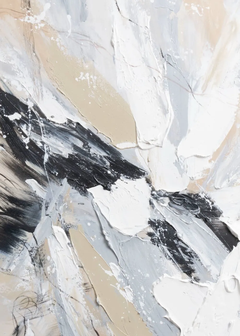 COCOmaison Abstract Power peinture 120x180cm - Multicouleur Clearance