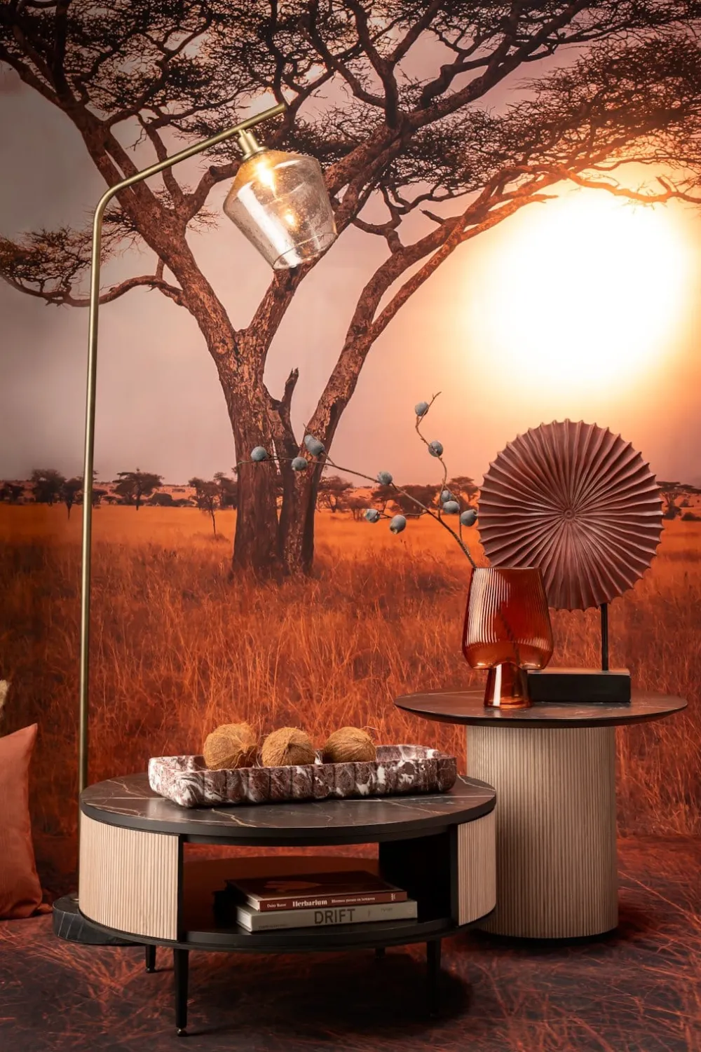 COCOmaison Amy lampadaire 1*E27 - Or Clearance