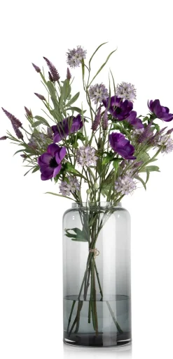 COCOmaison Anemone Spray H75cm fleur artificielle - Violet Outlet