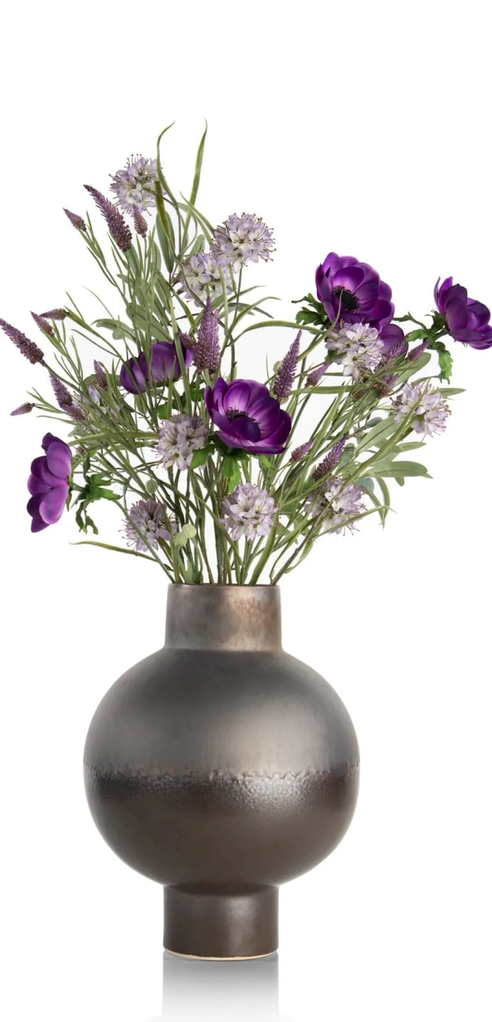COCOmaison Anemone Spray H75cm fleur artificielle - Violet Outlet