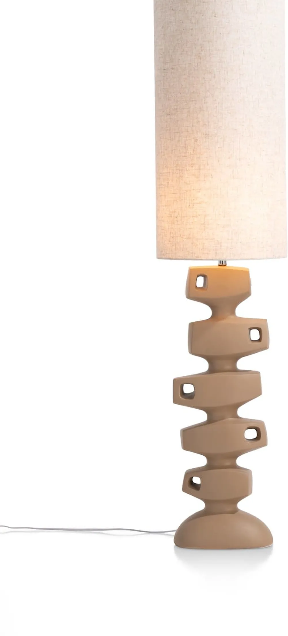 COCOmaison Anton lampadaire 1*E27 - Beige Clearance