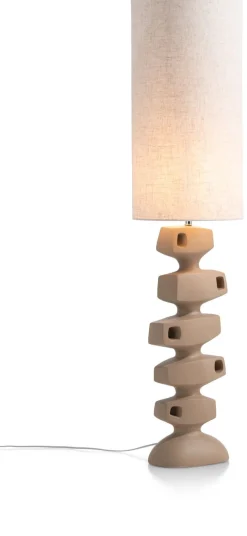 COCOmaison Anton lampadaire 1*E27 - Beige Clearance