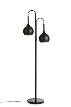 COCOmaison Arjen lampadaire 2*E27 - Noir/Or Hot