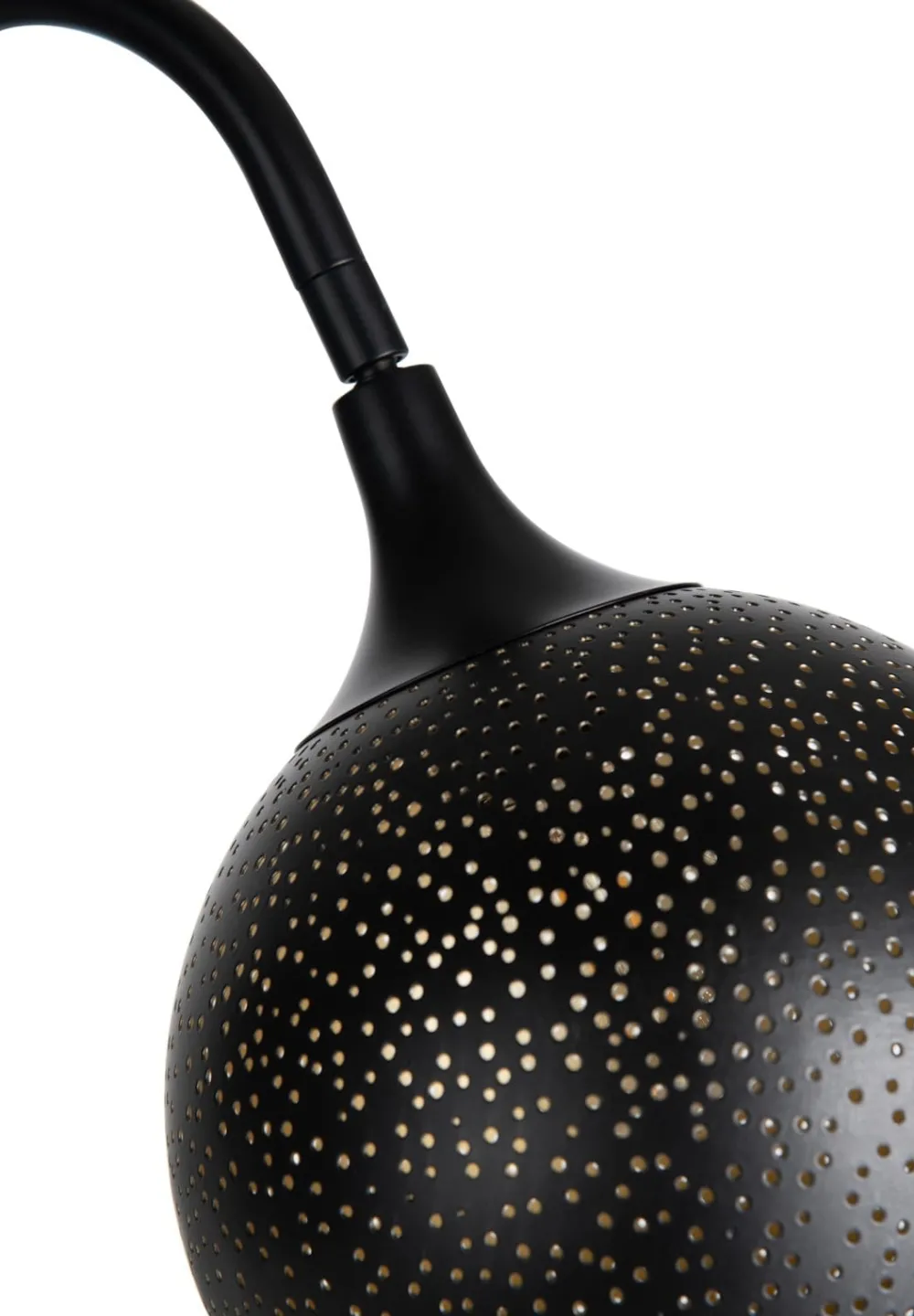 COCOmaison Arjen lampe de table 1*E27 - Noir/Or New