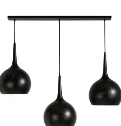 COCOmaison Arjen suspension 3*E27 - Noir/Or New