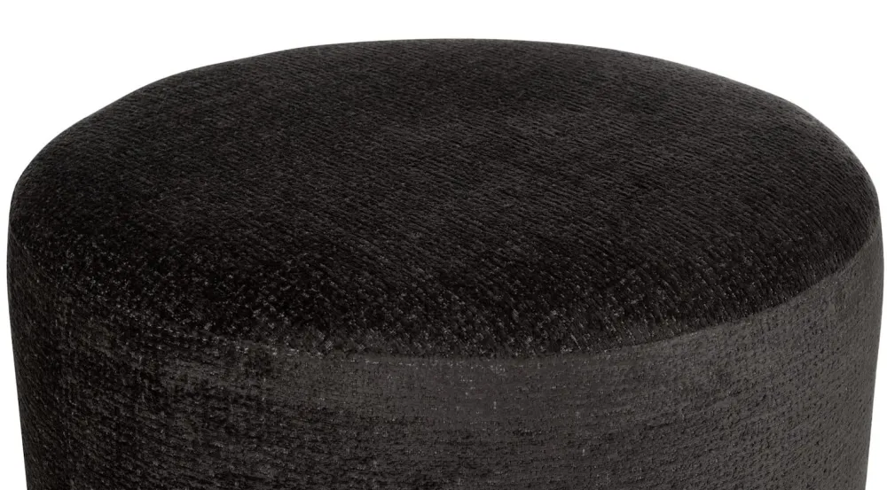 COCOmaison BeautiQ - Chic pouf - ronde 80 cm - Anthracite Sale
