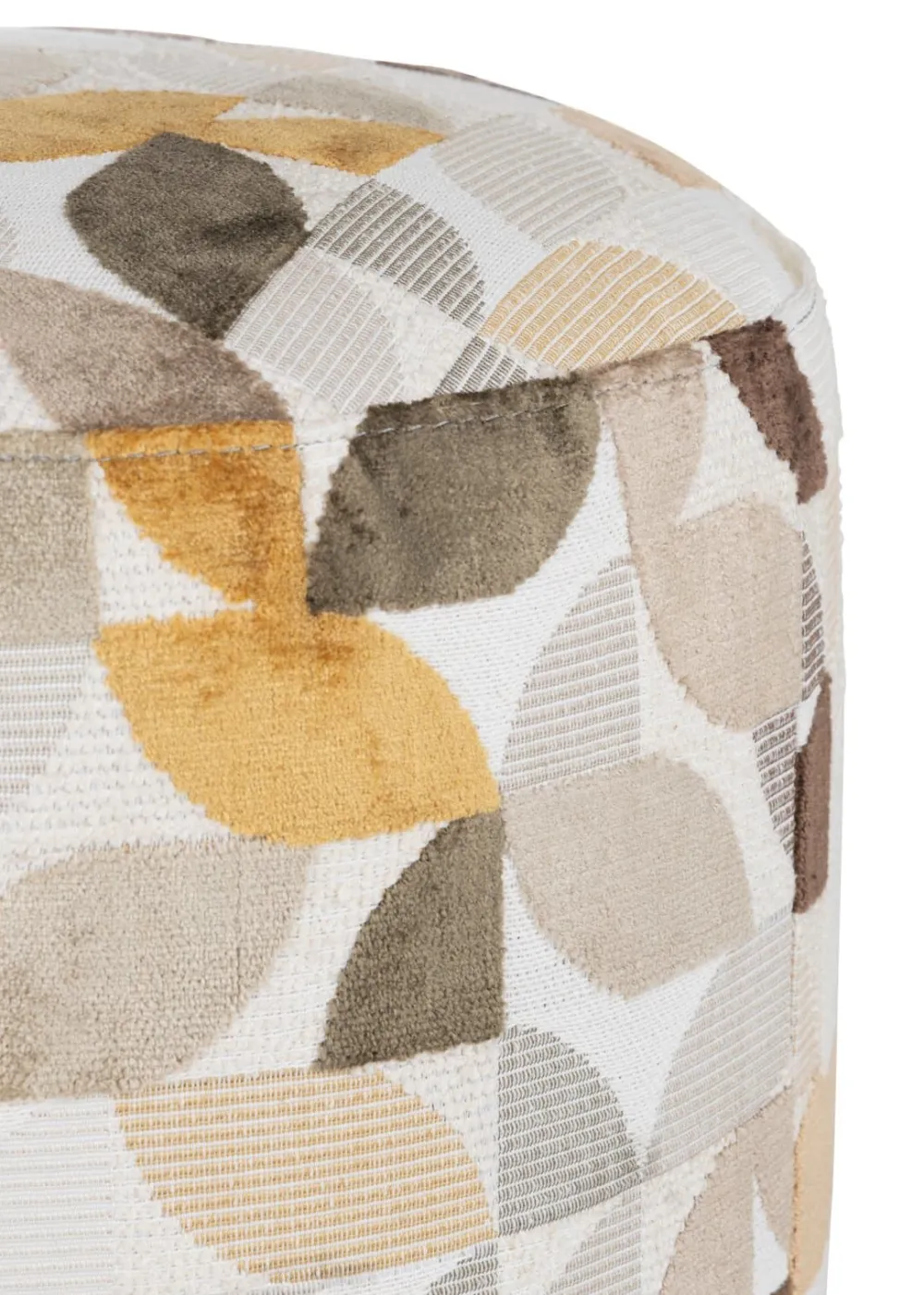 COCOmaison BeautiQ - Elite pouf - ronde 42 cm - Creme Sale