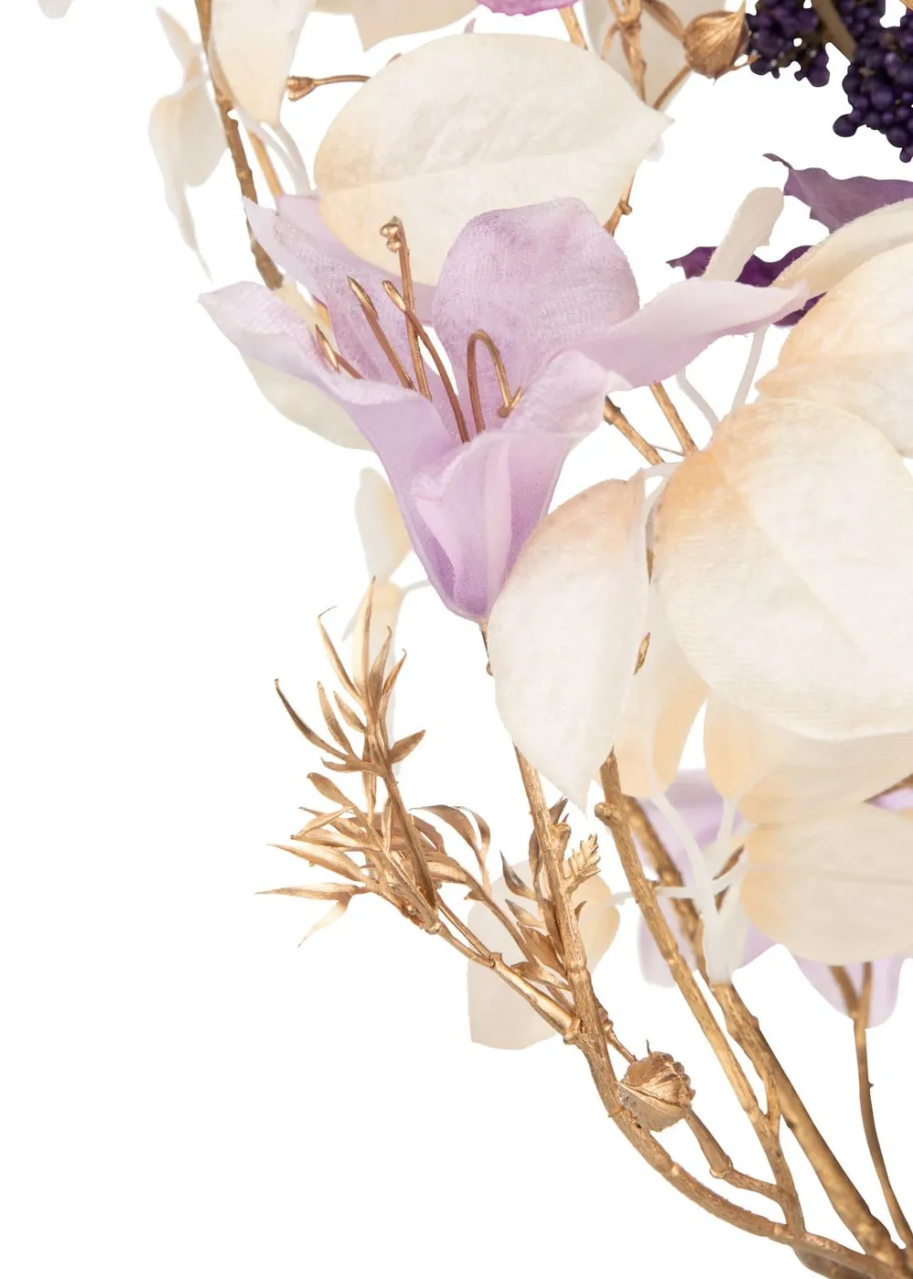 COCOmaison Beech Leaves Spray H95cm fleur - Violet