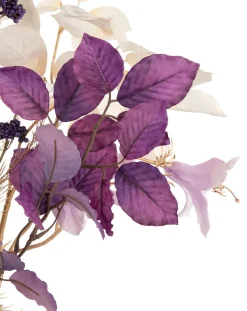 COCOmaison Beech Leaves Spray H95cm fleur - Violet