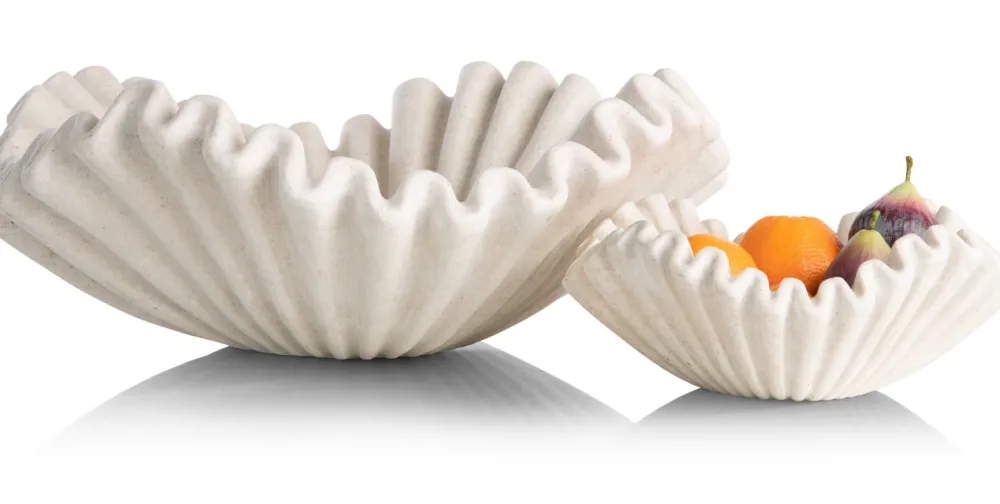 COCOmaison Bella saladier D28cm - Couleur creme Outlet