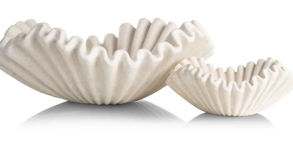 COCOmaison Bella saladier D51cm - Couleur creme