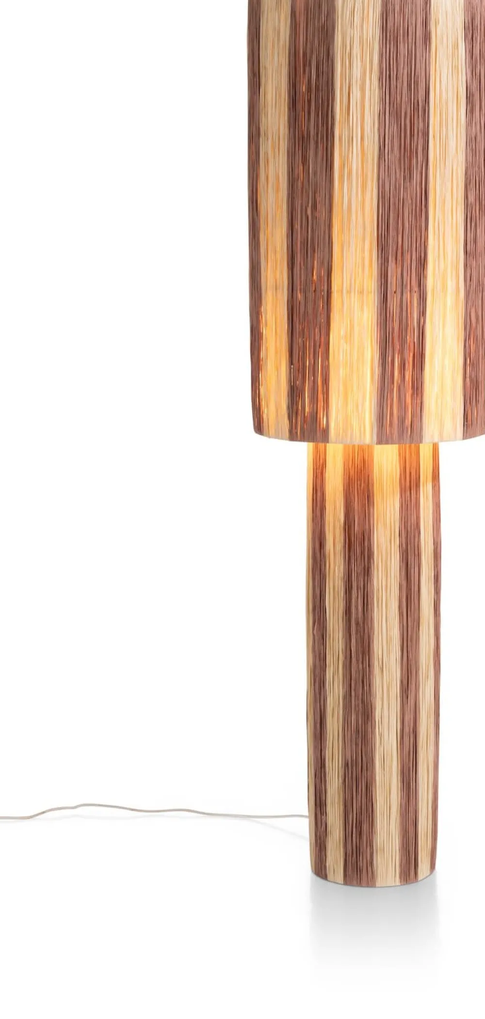 COCOmaison Billie lampadaire 1*E27 - Brun Hot