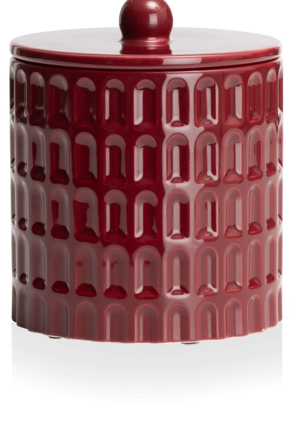 COCOmaison Bisko pot H16.5cm - Bordeaux Sale