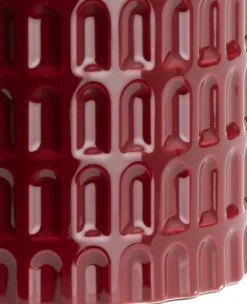 COCOmaison Bisko pot H16.5cm - Bordeaux Sale