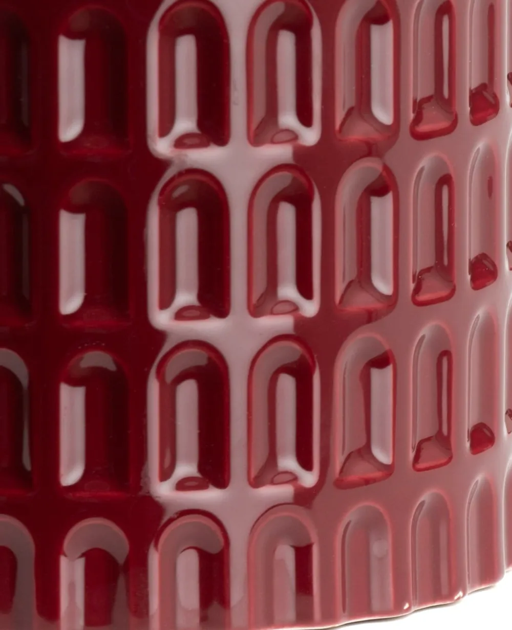 COCOmaison Bisko pot H16.5cm - Bordeaux Sale