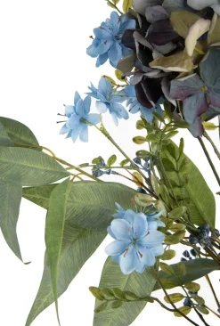 COCOmaison Blossom Spray H91cm fleur artificielle - Bleu Sale