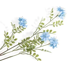 COCOmaison Blossom Spray H91cm fleur artificielle - Bleu Sale