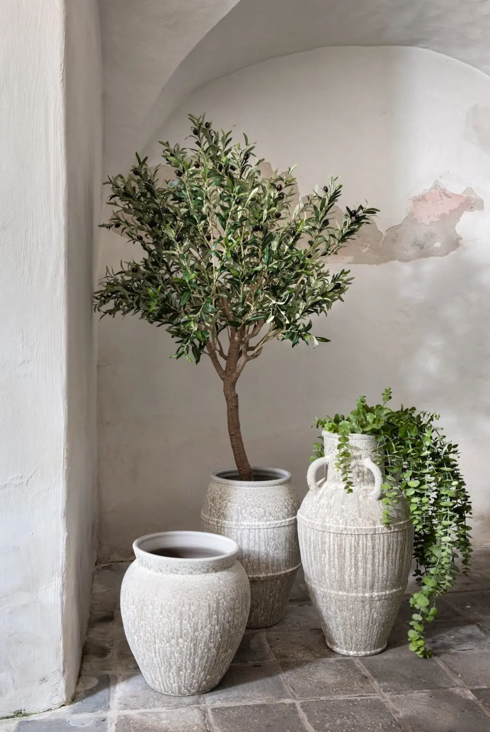 COCOmaison Braga pot H25cm - Beige