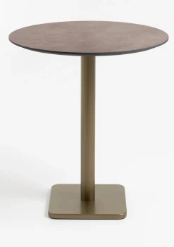 COCOmaison Brest table de bar stone rust D80cm - Or New