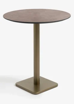 COCOmaison Brest table de bar stone rust D80cm - Or New