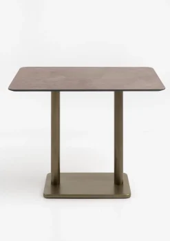 COCOmaison Brest table de bar stone rust 120x75cm - Or Sale