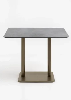 COCOmaison Brest table de bar stone anthracite 120x75cm - Or Sale