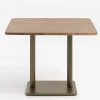 COCOmaison Brest table de bar vintage oak 120x75cm - Or Hot