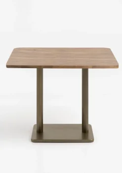 COCOmaison Brest table de bar vintage oak 120x75cm - Or Hot