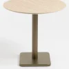 COCOmaison Brest table de bistro Travertine D80cm - Or Outlet