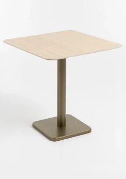 COCOmaison Brest table de bistro Travertine 75x75cm - Or Best