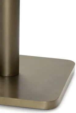 COCOmaison Brest table de bistrot marble light grey 120x75cm - Or Hot