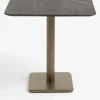 COCOmaison Brest table de bistrot marble onyx 75x75cm - Or Best
