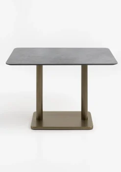 COCOmaison Brest table de bistrot stone anthracite 120x75cm - Or Online