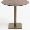 COCOmaison Brest table de bistrot stone rust D80cm - Or New