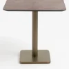 COCOmaison Brest table de bistrot stone rust 75x75cm - Or Clearance