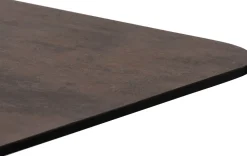 COCOmaison Brest table de bistrot stone rust 75x75cm - Or Clearance