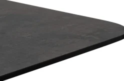 COCOmaison Brest table de bistrot stone anthracite 75x75cm - Or Clearance