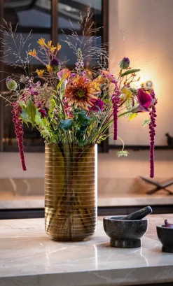 COCOmaison Caramel vase H41cm - Brun Outlet