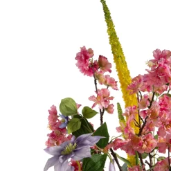 COCOmaison Cherry blossom spray H120cm - Rose Hot