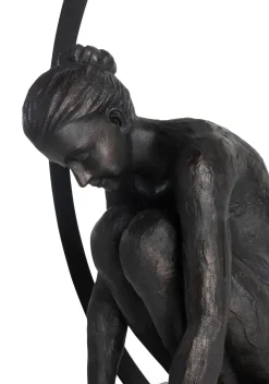 COCOmaison Circle Lady figurine H54cm - Noir Clearance