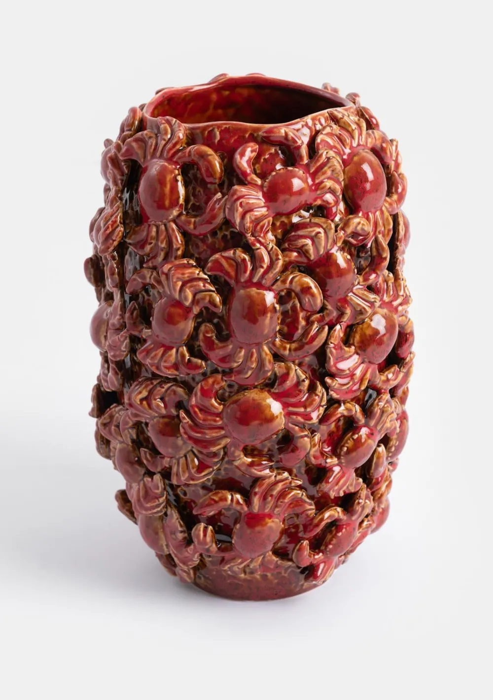 COCOmaison Crabby vase H39cm - Rouge Hot