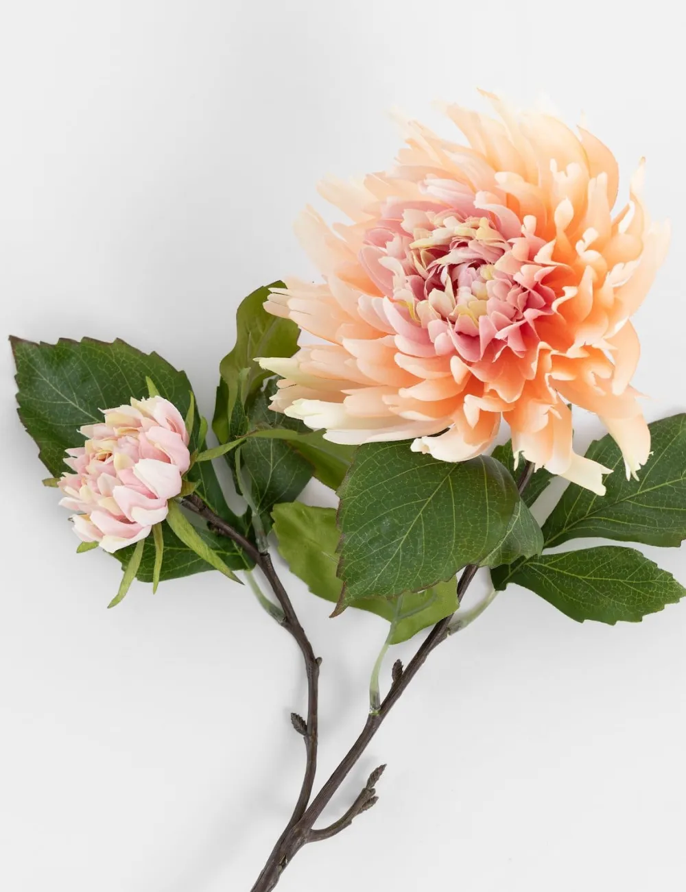 COCOmaison Dahlia spray fleur artificielle H75cm - Rose Hot