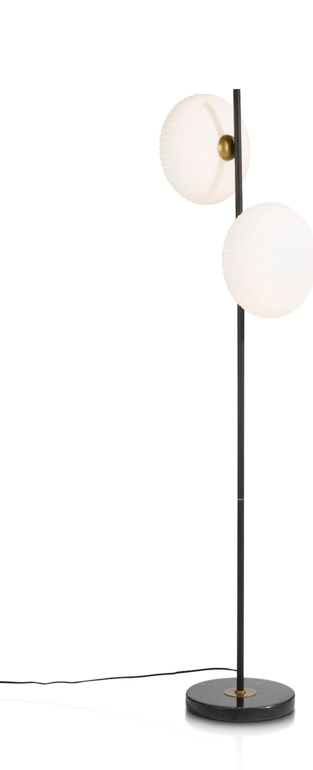 COCOmaison David lampadaire 2*G9 - Noir / anthracite New