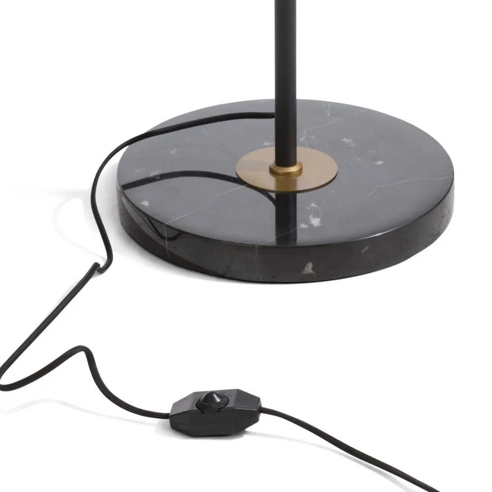 COCOmaison David lampadaire 2*G9 - Noir / anthracite New