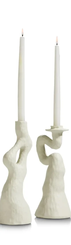 COCOmaison Debra bougeoir H30cm - Couleur creme