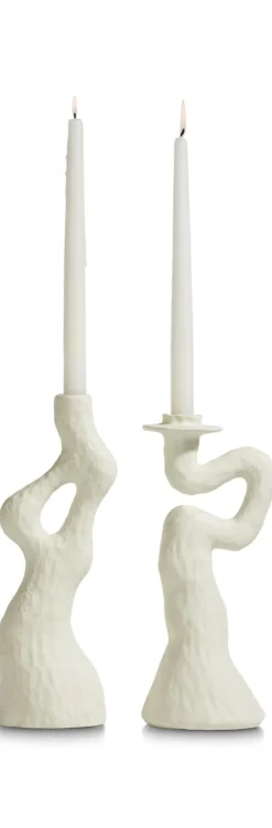 COCOmaison Debra bougeoir H30cm - Couleur creme