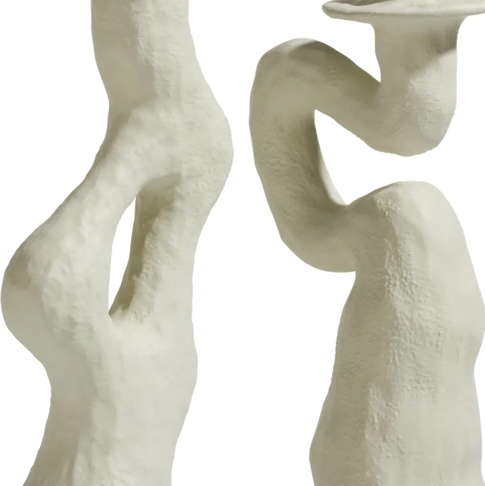 COCOmaison Debra vase H32cm - Couleur creme Clearance