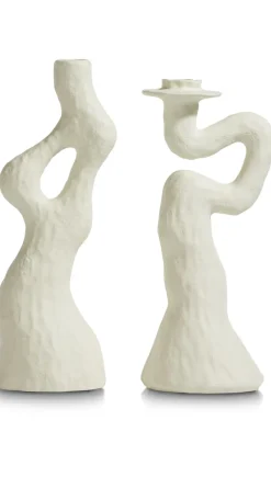 COCOmaison Debra vase H32cm - Couleur creme Clearance