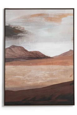 COCOmaison Desert peinture 100x140cm - Brun Outlet