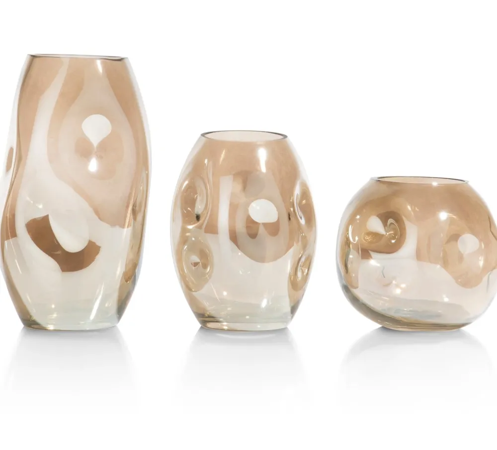 COCOmaison Don vase H19cm - gris - Gris Outlet